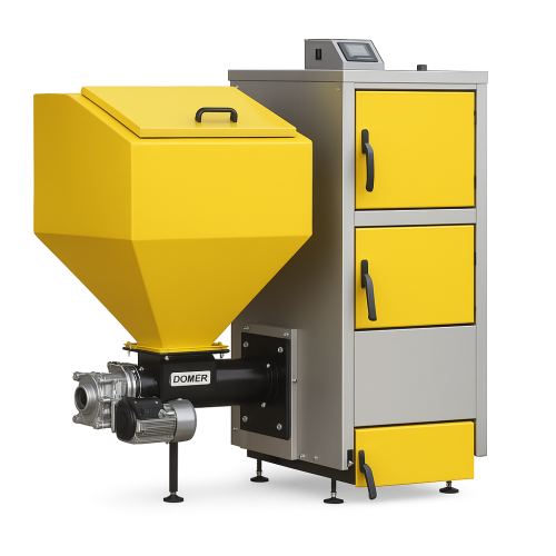 Kocioł z podajnikiem na ekogroszek KG Pleszew Ciepłomax Żółty 5 klasa i Ecodesign (4).png