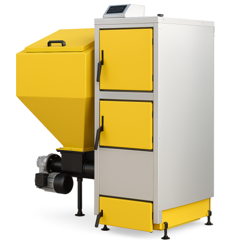 Kocioł z podajnikiem na ekogroszek KG Pleszew Ciepłomax Żółty 5 klasa i Ecodesign (2).png